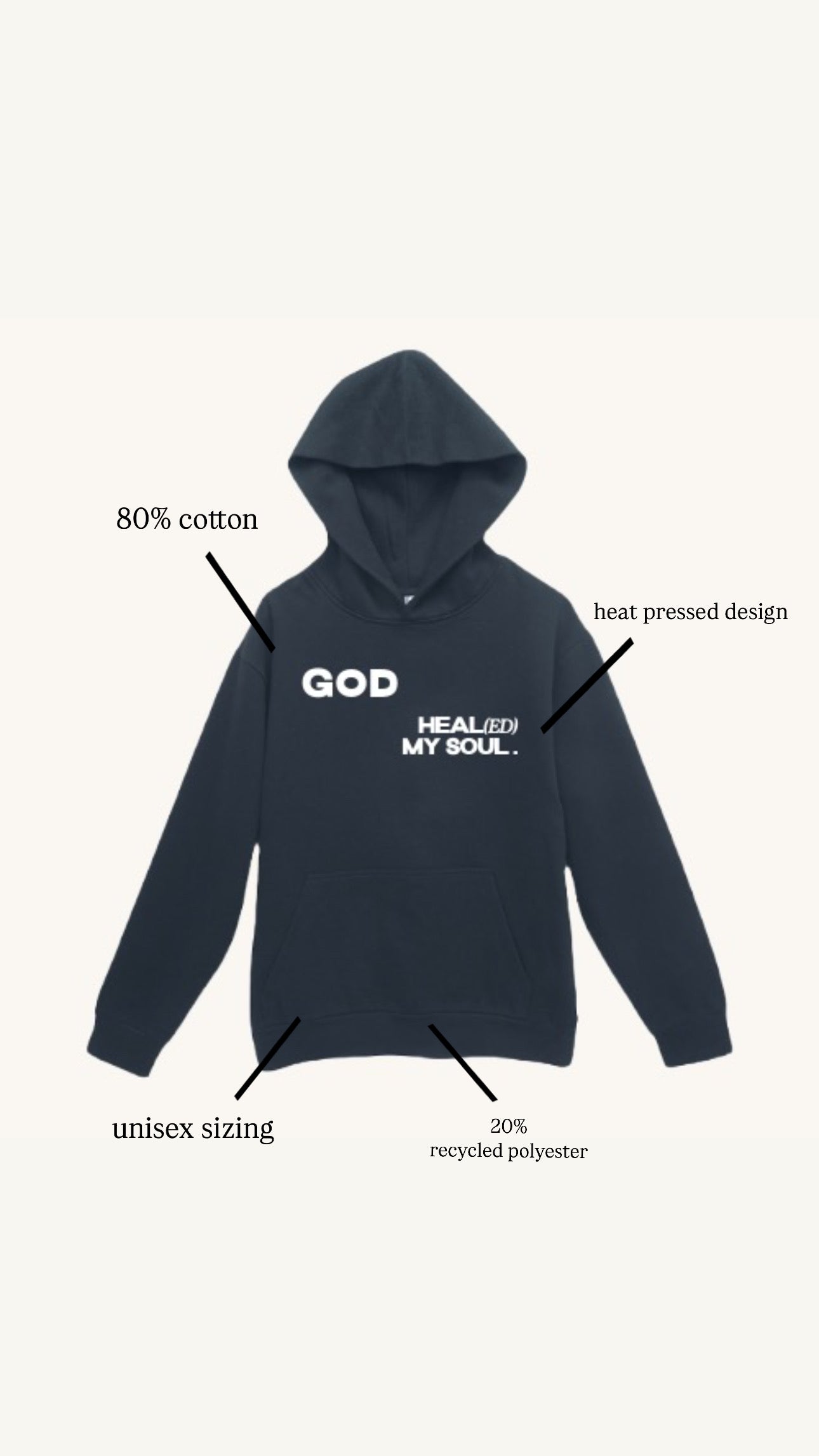 Healed By God Hoodie